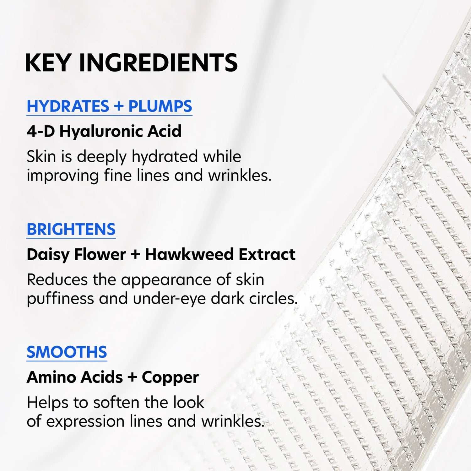 PCA Skin Hyaluronic Acid Microneedle Eye Patches - The Look and Co