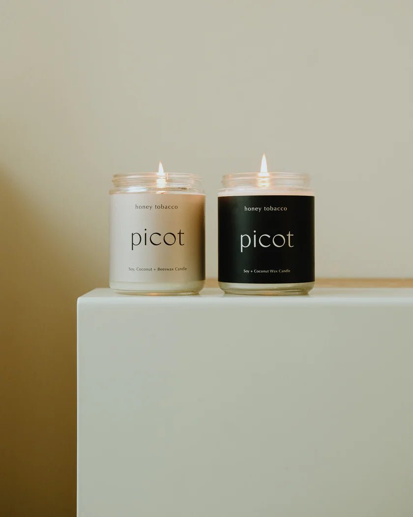 Picot Collective The Honey Tobacco Candle - The Look and Co