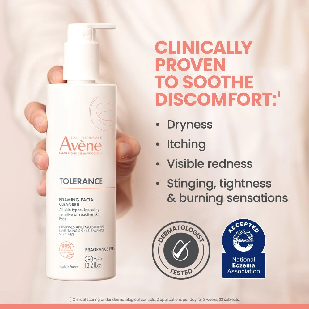 Avène Tolérance Foaming Facial Cleanser