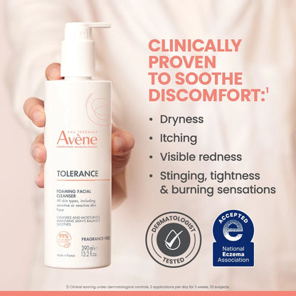 Avène Tolérance Foaming Facial Cleanser
