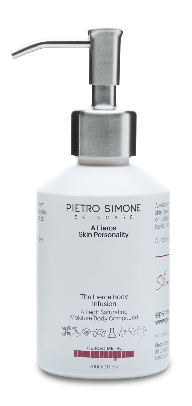 Pietro Simone Skincare The Fierce Body Infusion - The Look and Co
