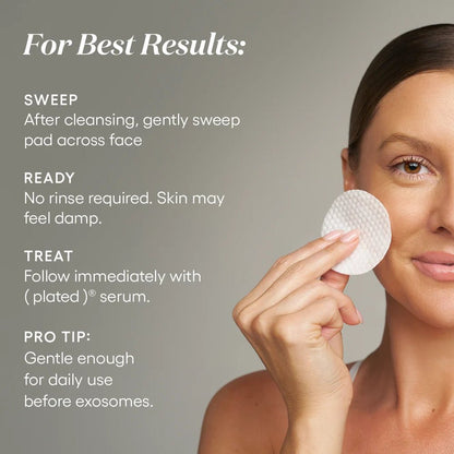 Plated Exosome Enhancer™ Daily Prep Pads - The Look and Co