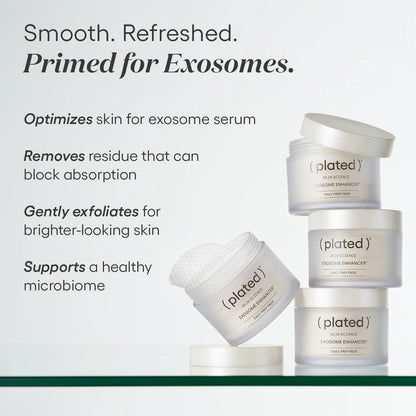 Plated Exosome Enhancer™ Daily Prep Pads - The Look and Co