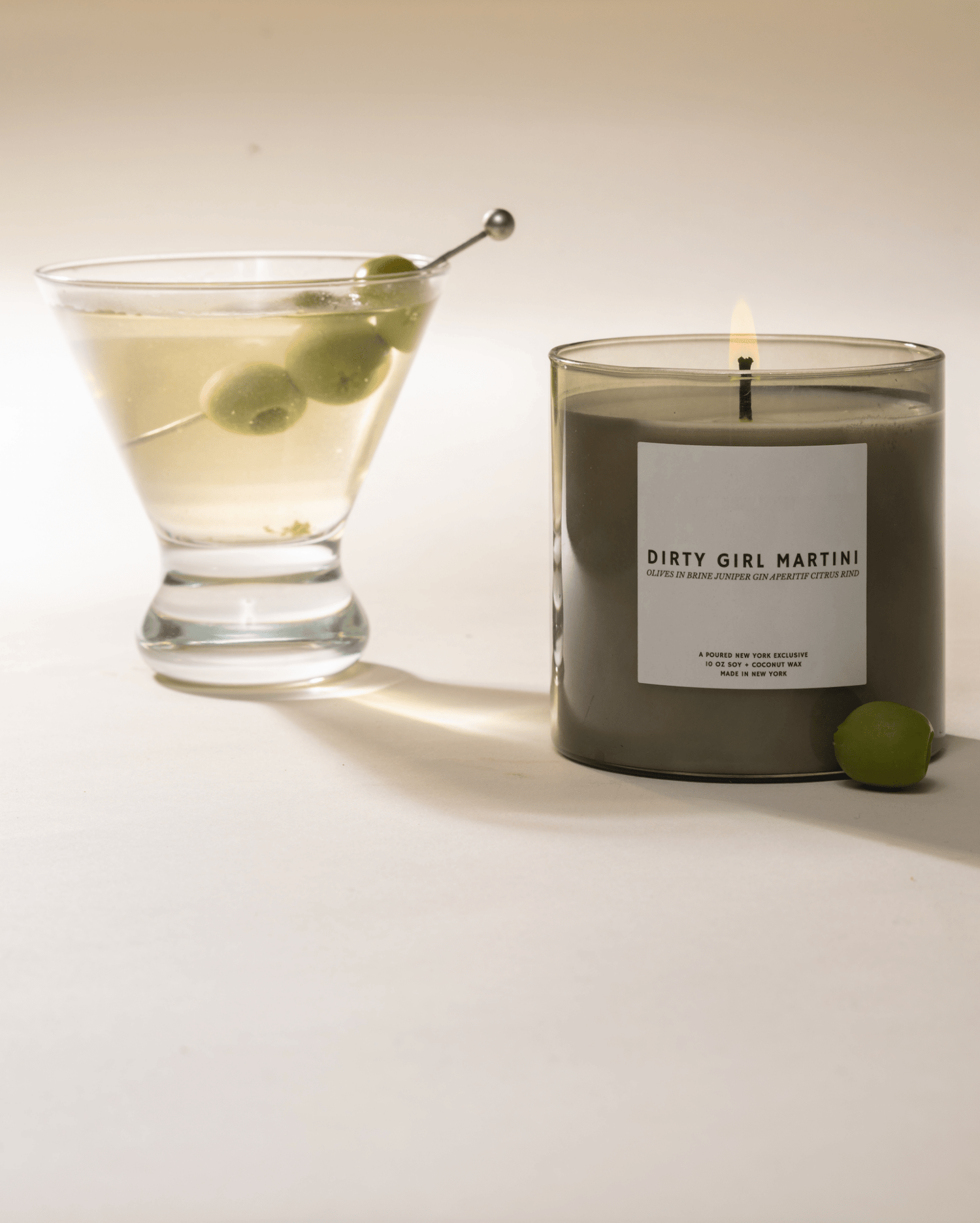 Poured New York - Dirty Girl Martini | Poured New York - The Look and Co