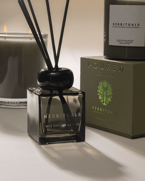 Poured New York - HERBITUALS Candle - The Look and Co
