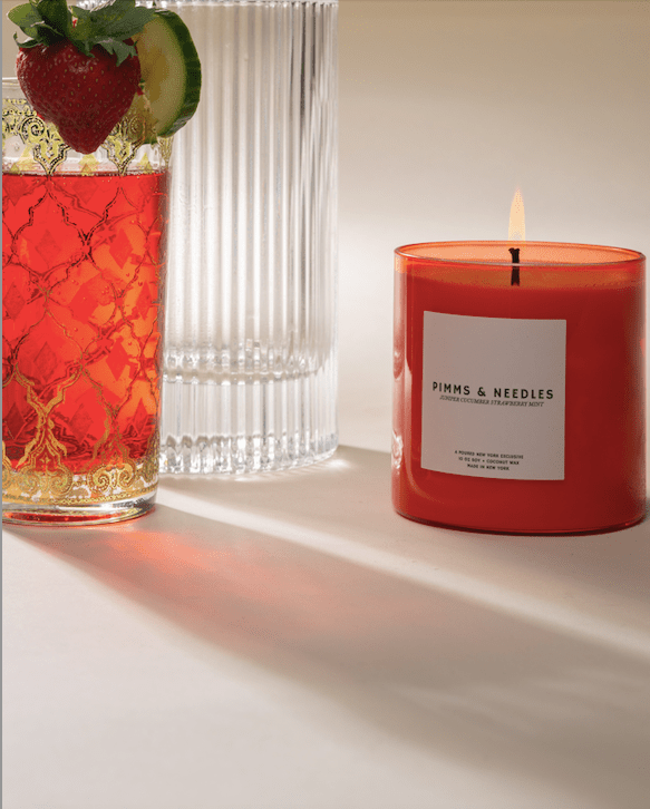 Poured New York - PIMMS &amp; NEEDLES Candle - The Look and Co