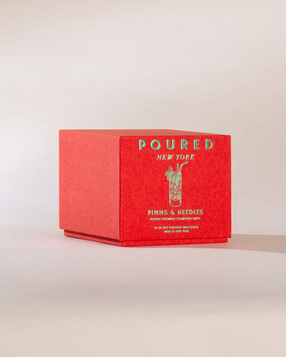 Poured New York - PIMMS &amp; NEEDLES Candle - The Look and Co