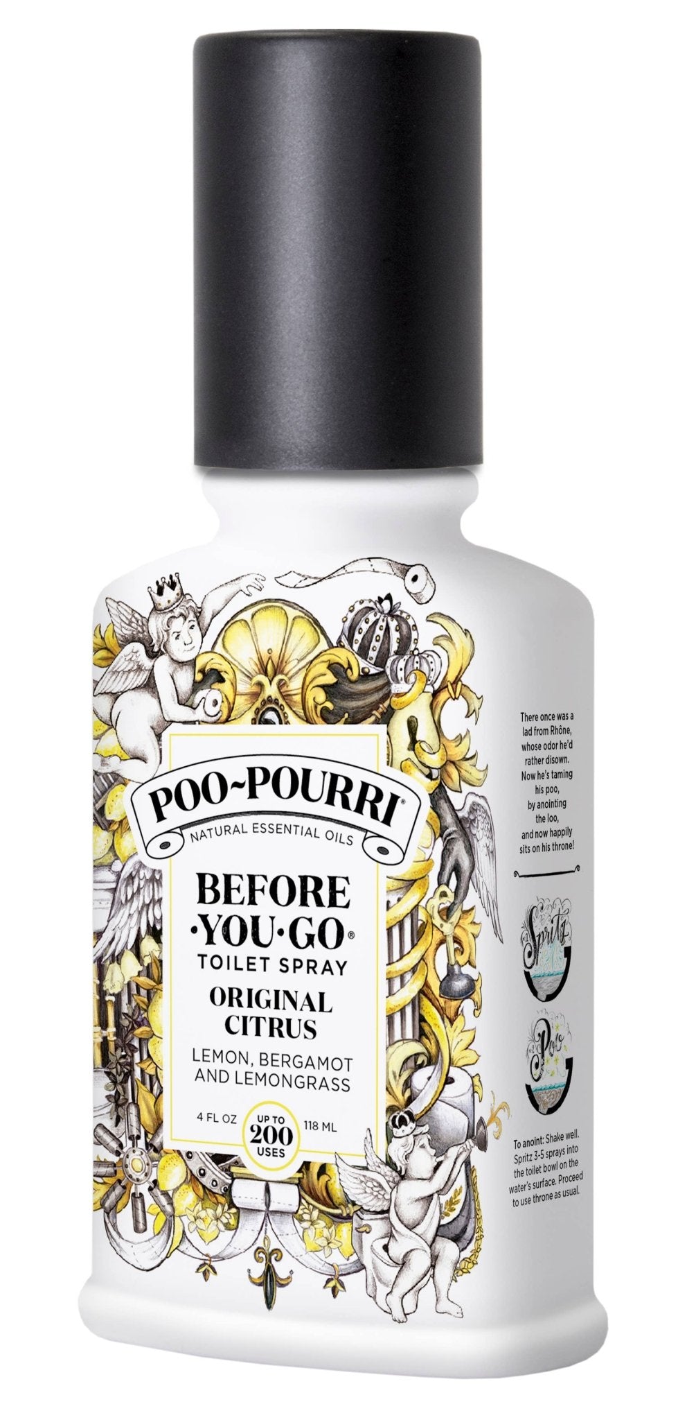 ~Pourri - Poo~Pourri Original Citrus Toilet Spray 4oz. - The Look and Co