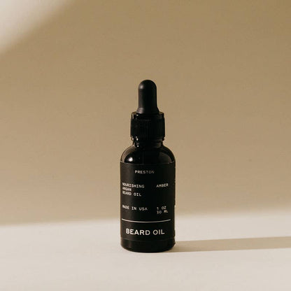 ‍Preston Grooming - Argan Oil Infused Beard Oil (100% off) - The Look and Co