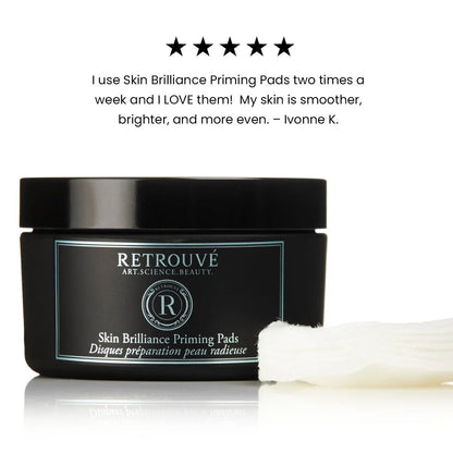 Retrouve Skin Brilliance Priming Pads - 24 count - The Look and Co