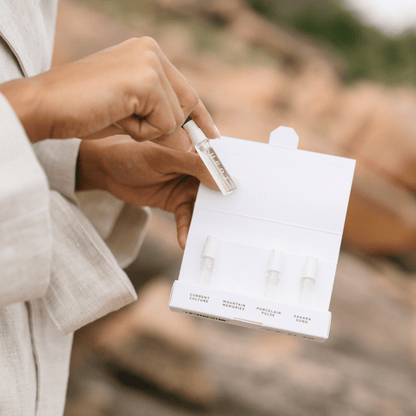 Roan Fragrances - NEW! Discovery Set: Clean Tea - Based Fragrance (4x2ml Vials) - The Look and Co