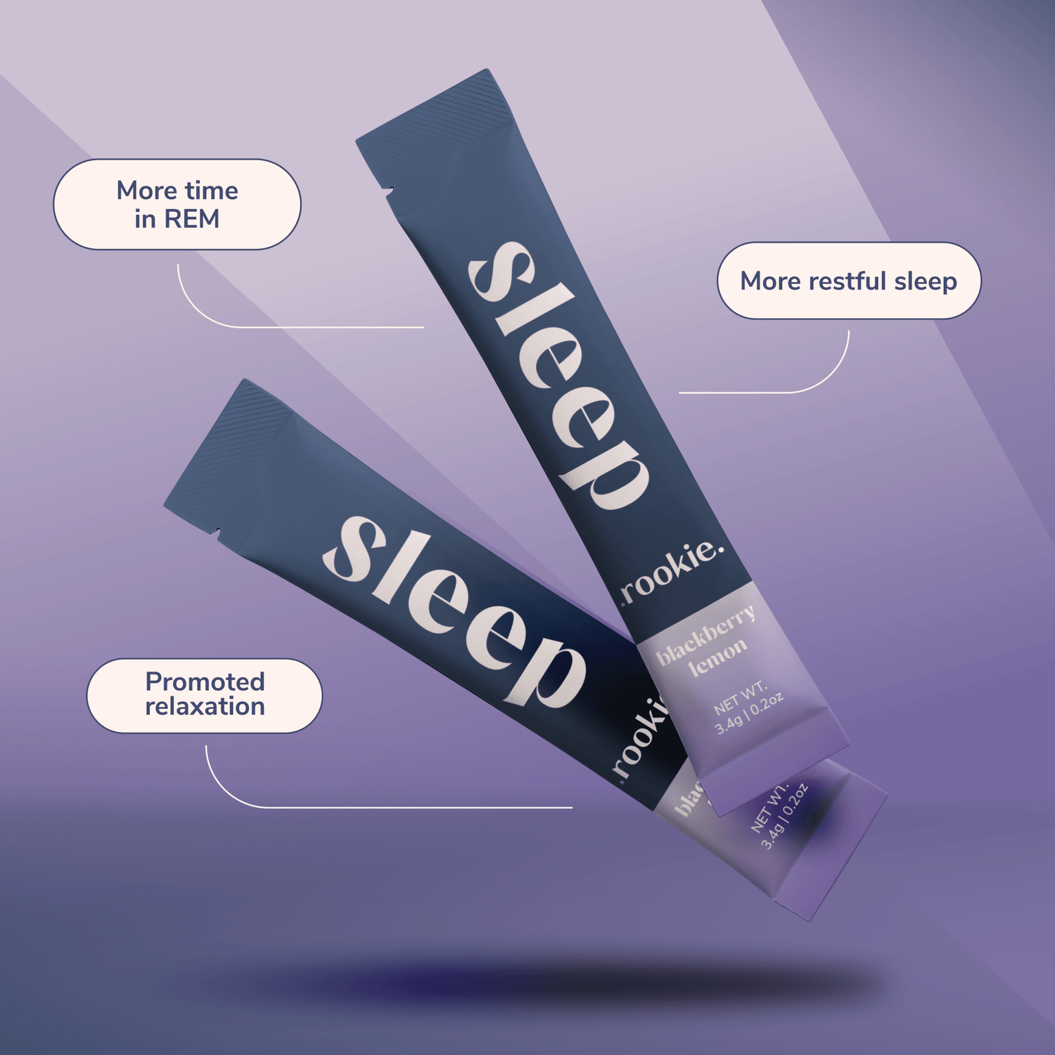 Rookie Wellness - Blackberry Lemon Sleep Drink Mix: Magnesium &amp; Melatonin - The Look and Co