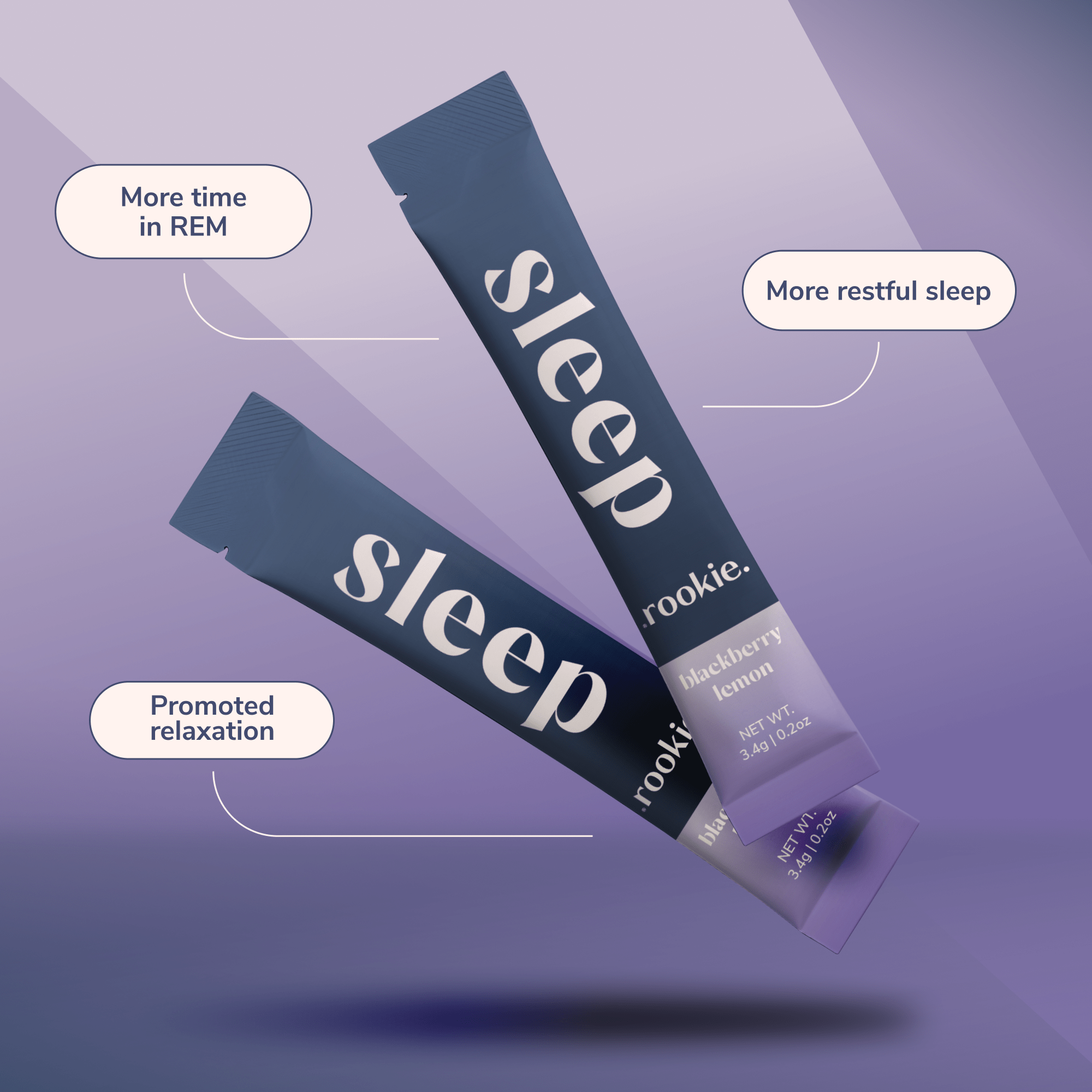 Rookie Wellness - Blackberry Lemon Sleep Drink Mix: Magnesium &amp; Melatonin - The Look and Co