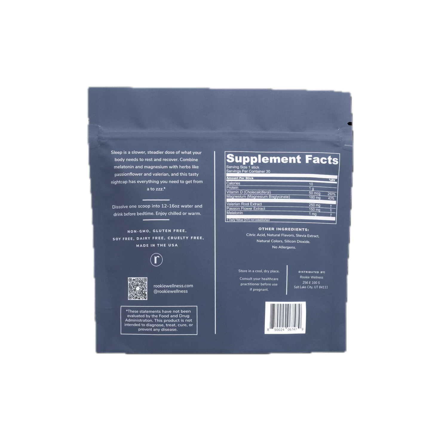 Rookie Wellness - Strawberry Lemon Natural Sleep Aid w/ Magnesium - The Look and Co