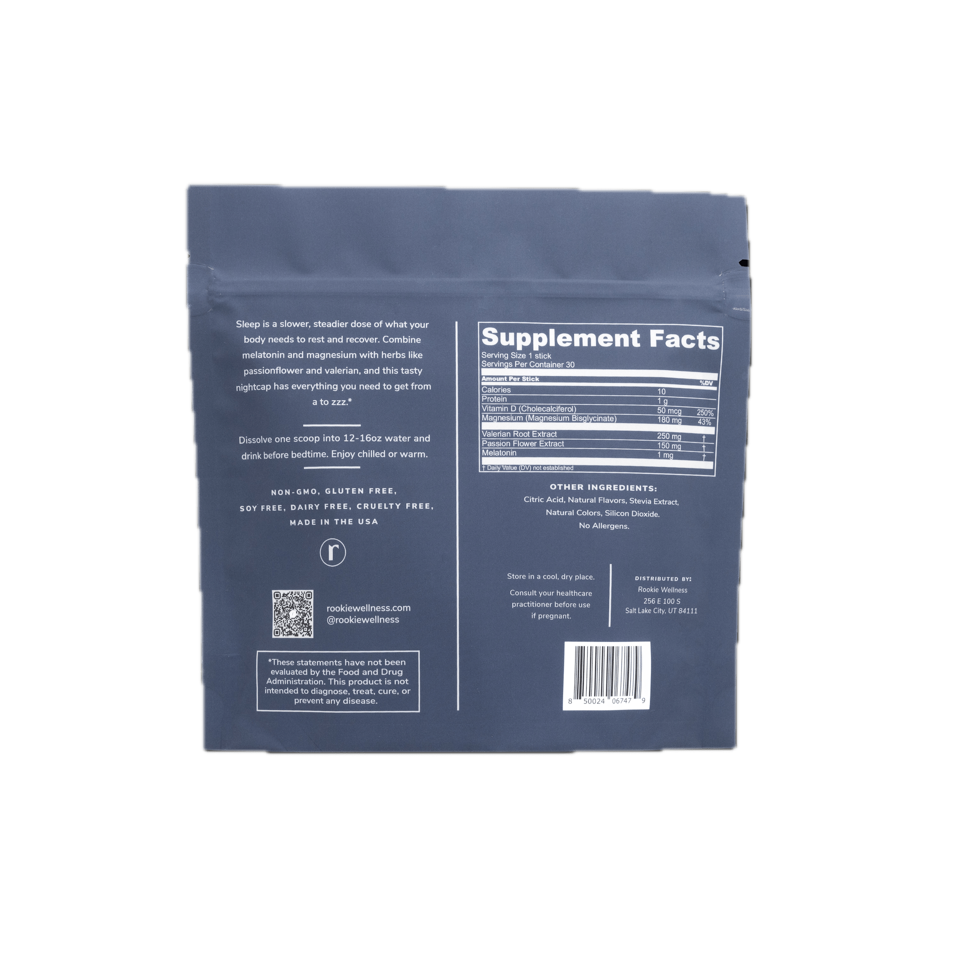 Rookie Wellness - Strawberry Lemon Natural Sleep Aid w/ Magnesium - The Look and Co