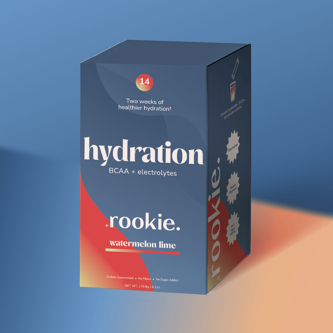 Rookie Wellness - Watermelon Lime BCAA Electrolyte Mix: Hydration &amp; Recovery - The Look and Co