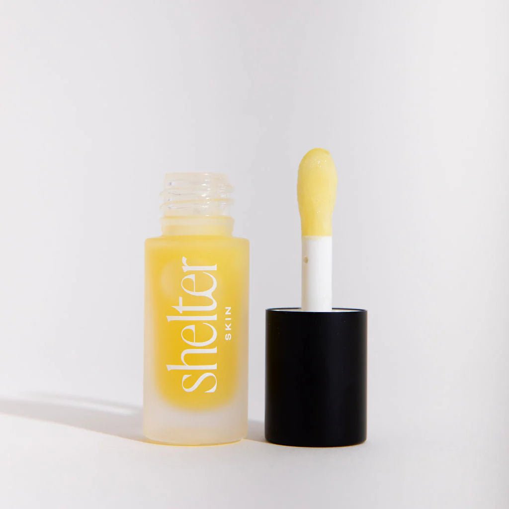 Shelter Skin Lanolin Lip Elixir - Slip Clear Gloss - The Look and Co