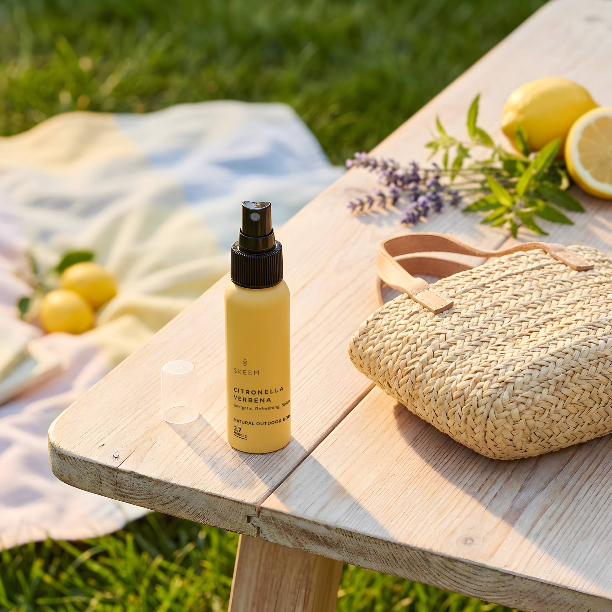 SKEEM - Aura Citronella Travel Body Spray, Verbena - The Look and Co