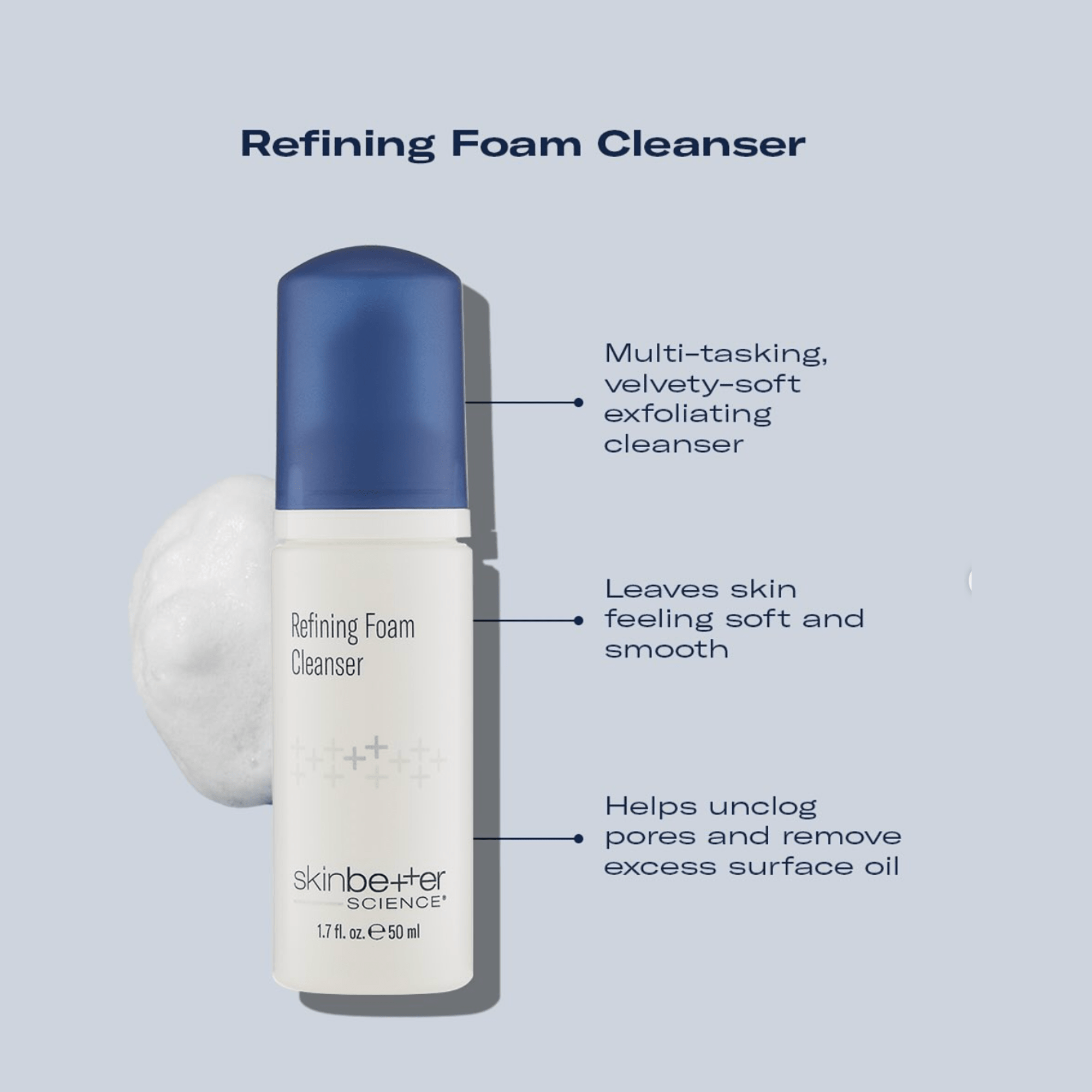 SkinBetter Science Refining Foam Cleanser - The Look and Co