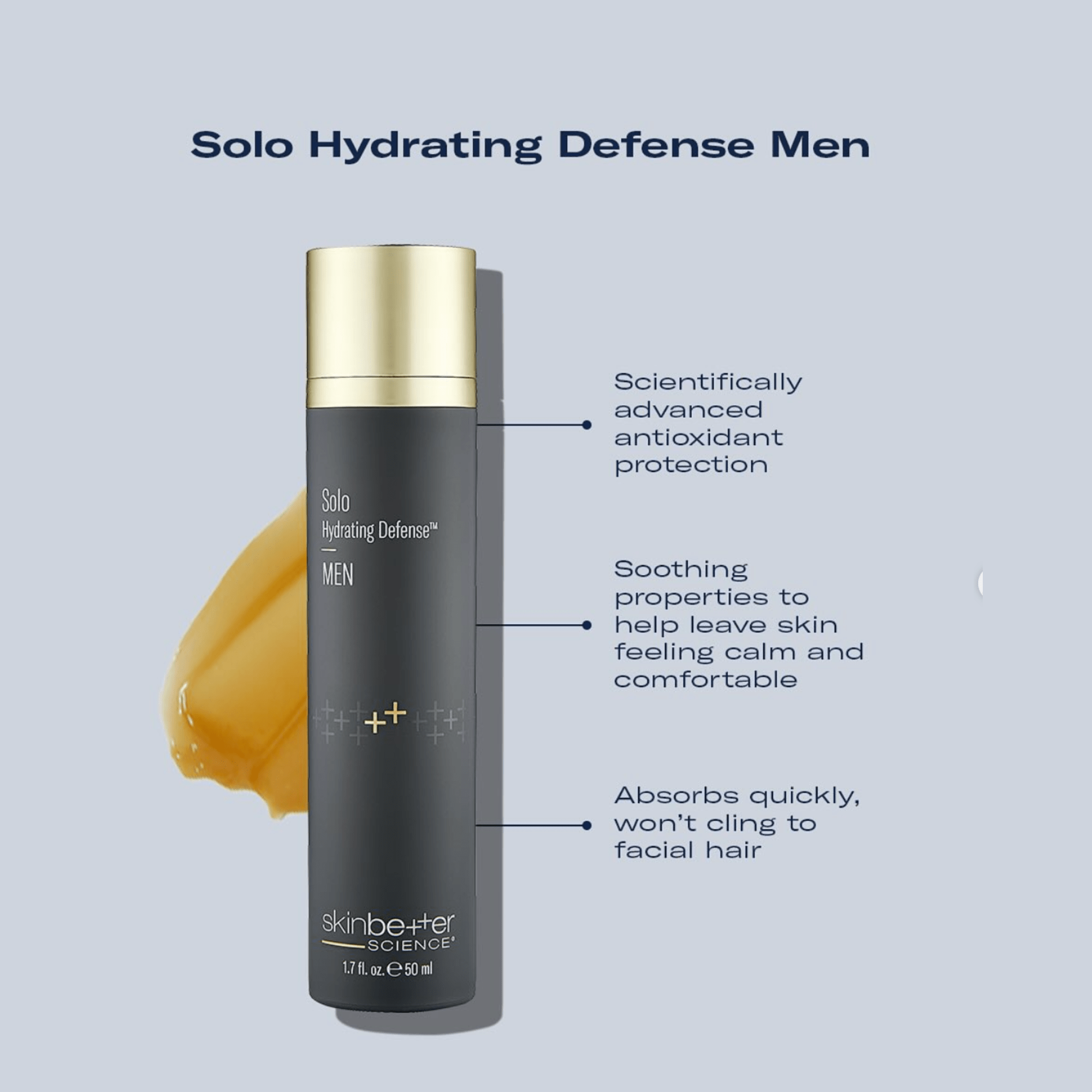 SkinBetter Science Solo Hydrating Defense Men - The Look and Co
