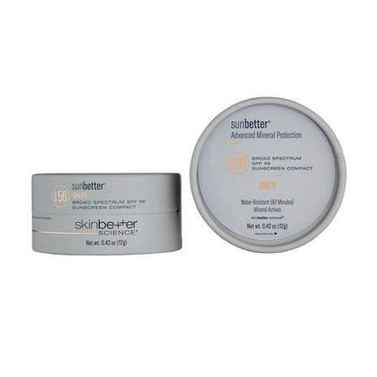 SkinBetter Science sunbetter SHEER SPF 56 Mineral Sunscreen Compact - The Look and Co