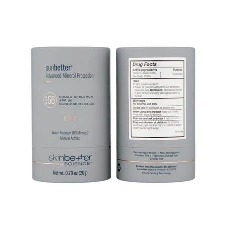 Skinbetter Science Sunbetter SHEER SPF 56 Mineral Sunscreen Stick - The Look and Co