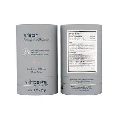 Skinbetter Science Sunbetter SHEER SPF 56 Mineral Sunscreen Stick - The Look and Co
