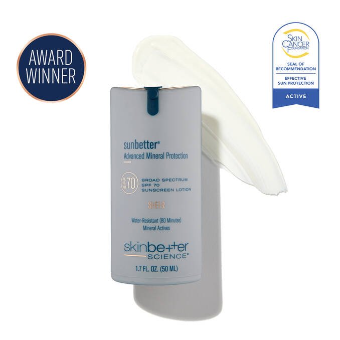 SkinBetter Science sunbetter SHEER SPF 70 Sunscreen Lotion - The Look and Co