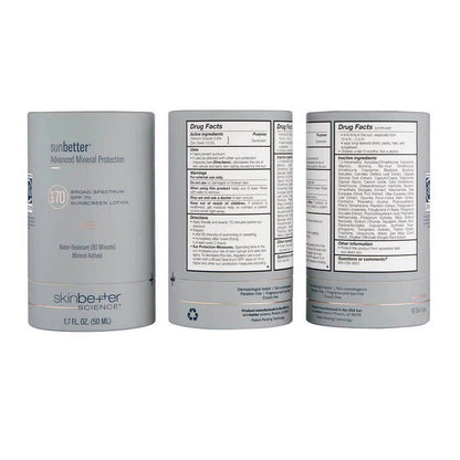 SkinBetter Science sunbetter SHEER SPF 70 Sunscreen Lotion - The Look and Co