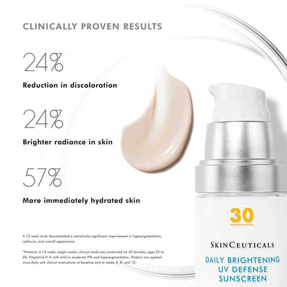 SkinCeuticals Daily Brightening UV Defense Sunscreen SPF 30 - The Look and Co