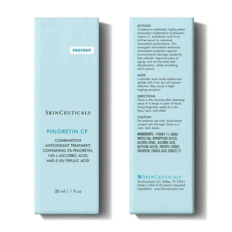 SkinCeuticals Phloretin CF with Ferulic Acid | Vitamin C Serum for Discoloration - The Look and Co