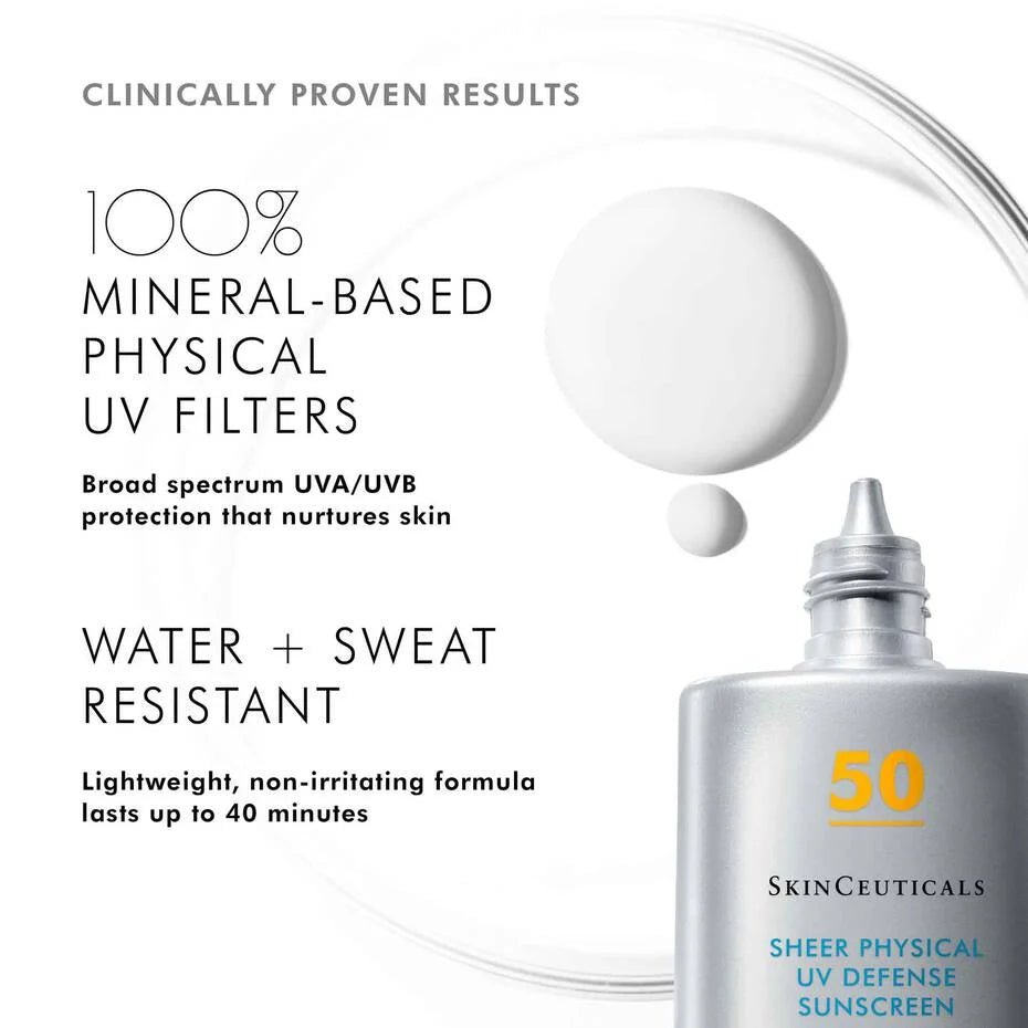 SkinCeuticals Sheer Physical UV Defense SPF 50 - The Look and Co