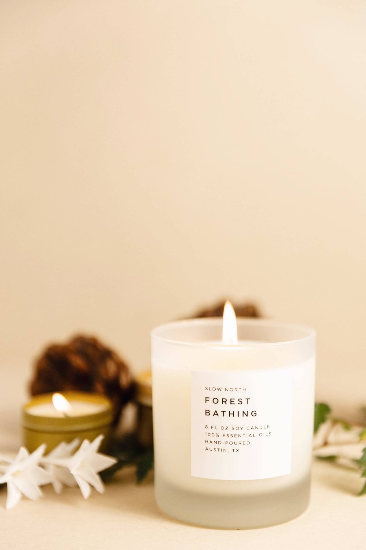 Slow North - Forest Bathing - Non-Toxic Candle - Spring Gift - The Look and Co