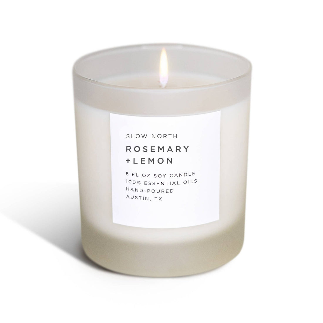 Slow North - Rosemary + Lemon - Non-Toxic Candle - Spring Gift - The Look and Co