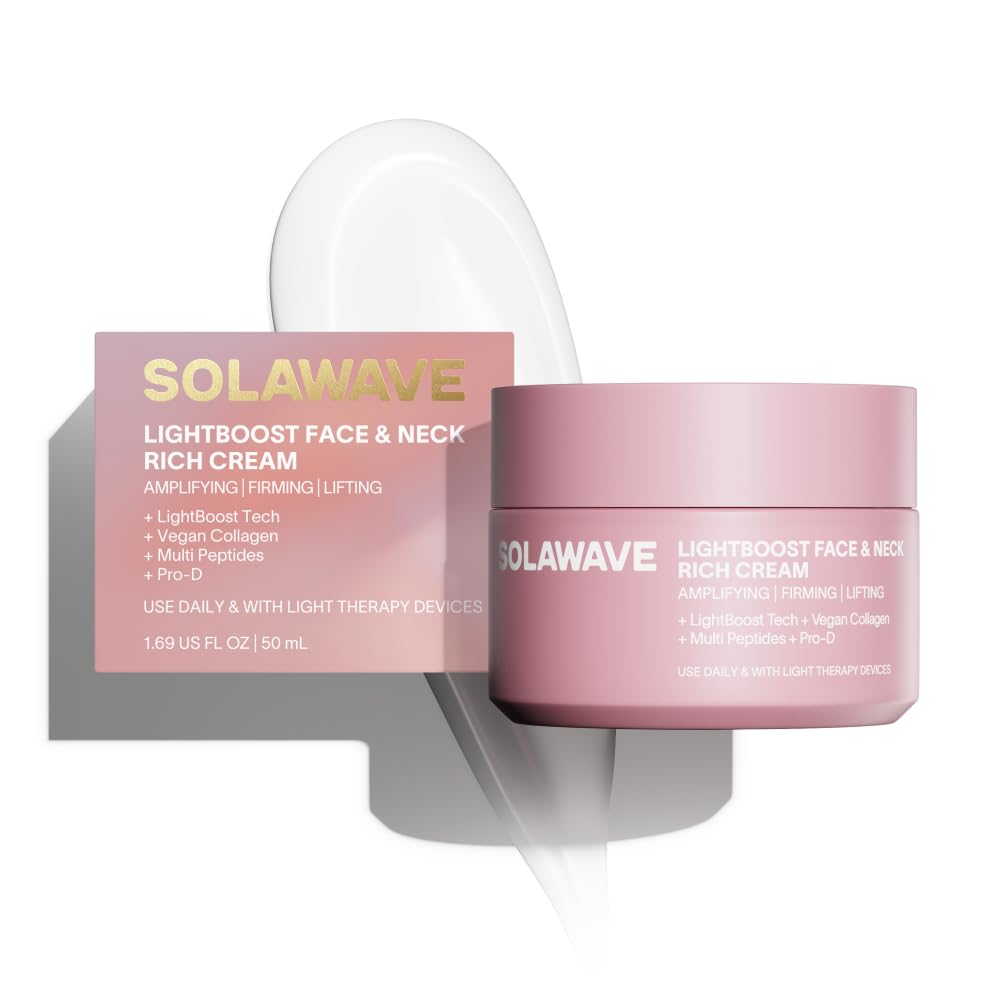 Solawave Light Therapy Boosting Face &amp; Neck Cream - The Look and Co
