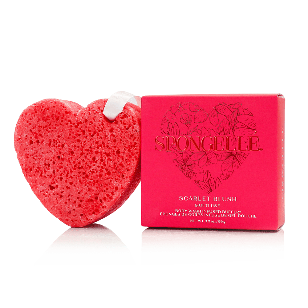 Spongellé | Valentines Day Gifts | Easter Gifts - Heart Buffer Assorted Pack | Valentines Day 2026 - The Look and Co