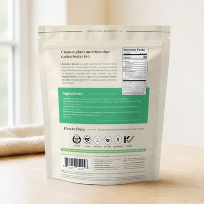 Sprout Living Colorfuel Greens Prebiotic - Slightly Sweet Greens Blend - The Look and Co