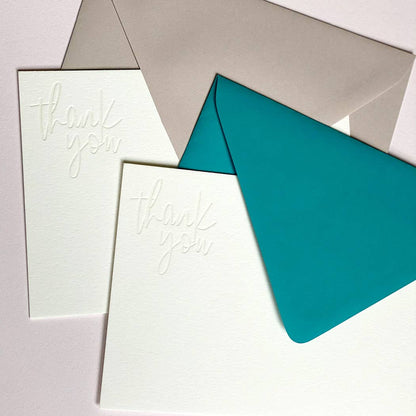 Stack Paper Press - Thank You Note Stationery Set - The Look and Co