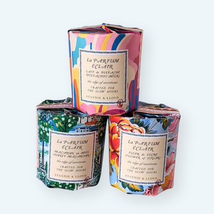 Stannie &amp; Lloyd - Gift Wrap Candle - Paris Afternoon - The Look and Co