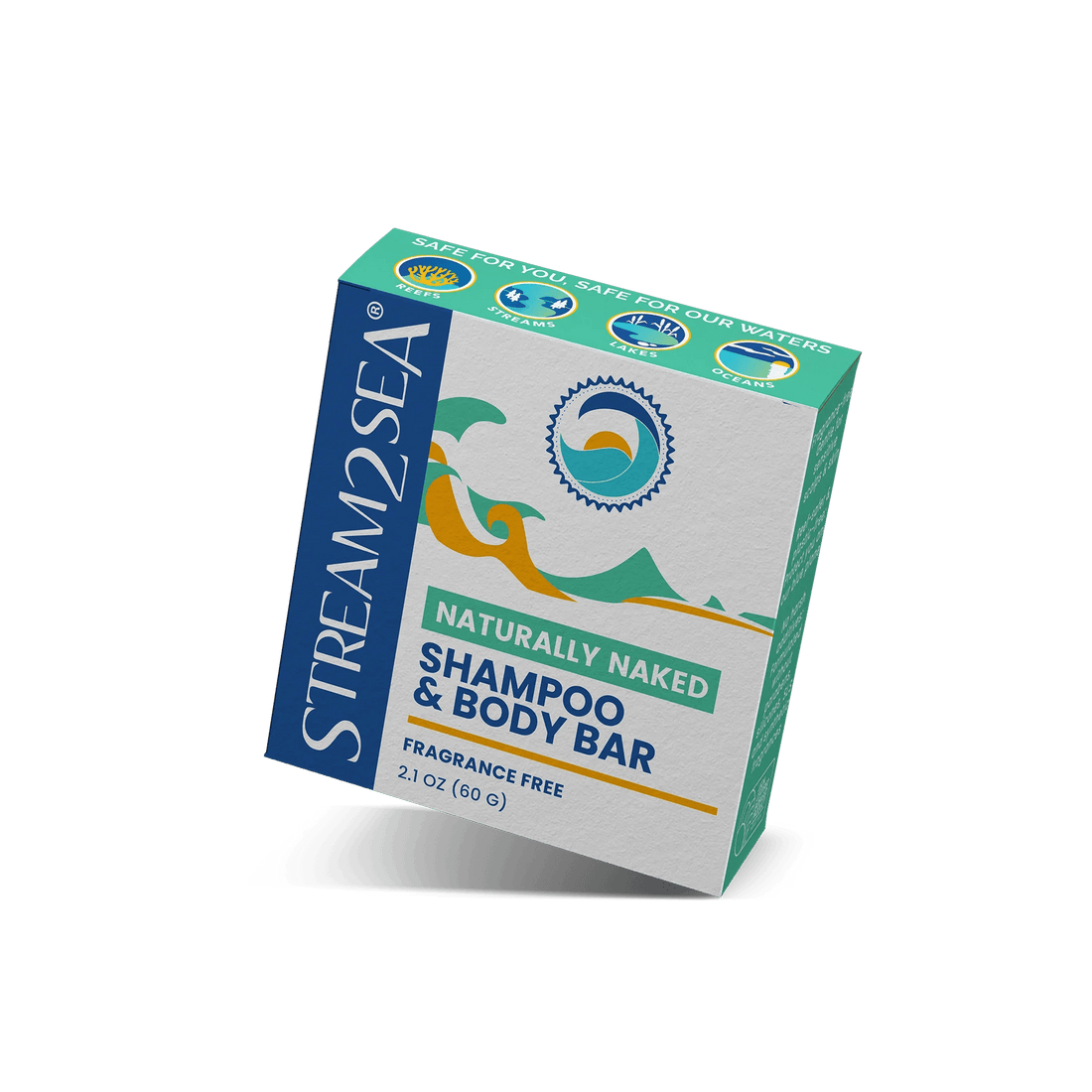Stream2sea Naturally Naked Shampoo &amp; Body Bar - The Look and Co