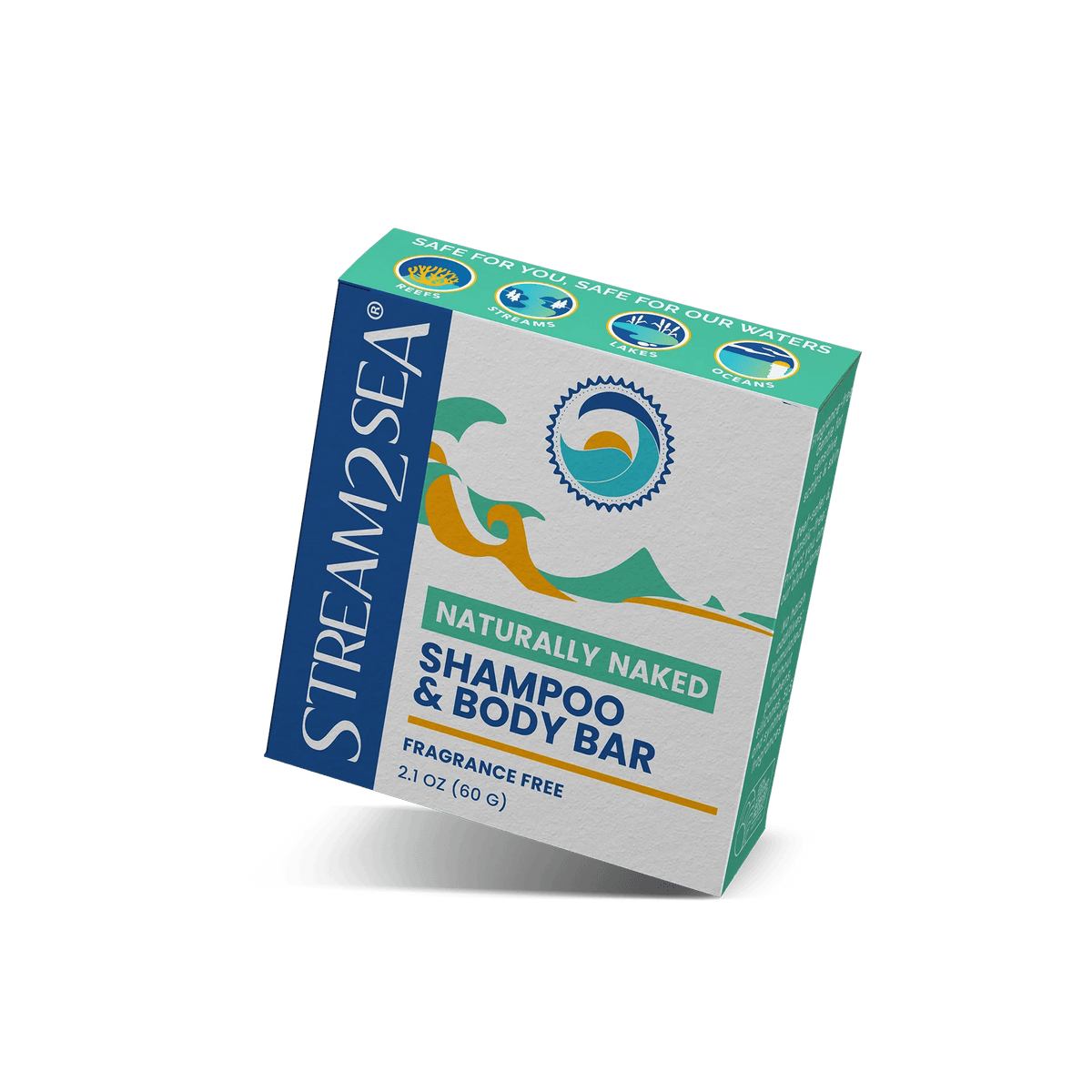 Stream2sea Naturally Naked Shampoo &amp; Body Bar - The Look and Co