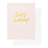 Sugar Paper - Pink Stripe Happy Birthday - The Look and Co
