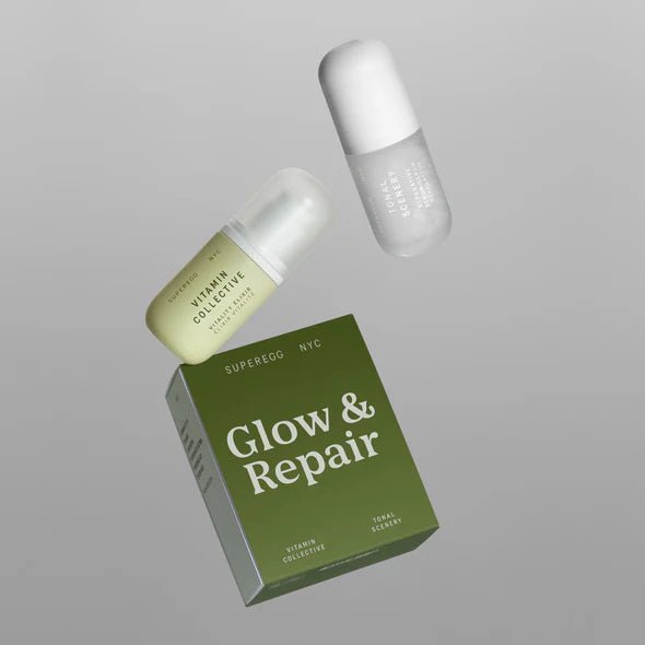 Superegg Glow &amp; Repair Serum Duo Set - The Look and Co