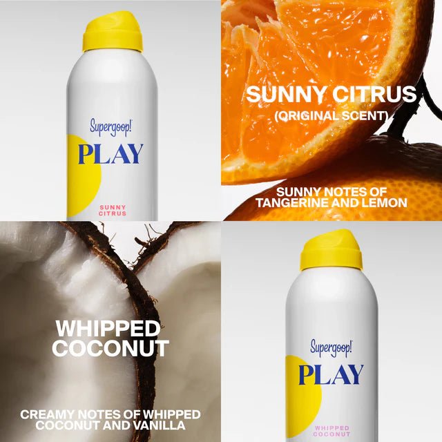 Supergoop PLAY Antioxidant Body Mist SPF 50 with Vitamin C - The Look and Co