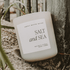 Sweet Water Decor - Salt and Sea 15 oz Soy Candle, Matte Jar - Home Decor - The Look and Co