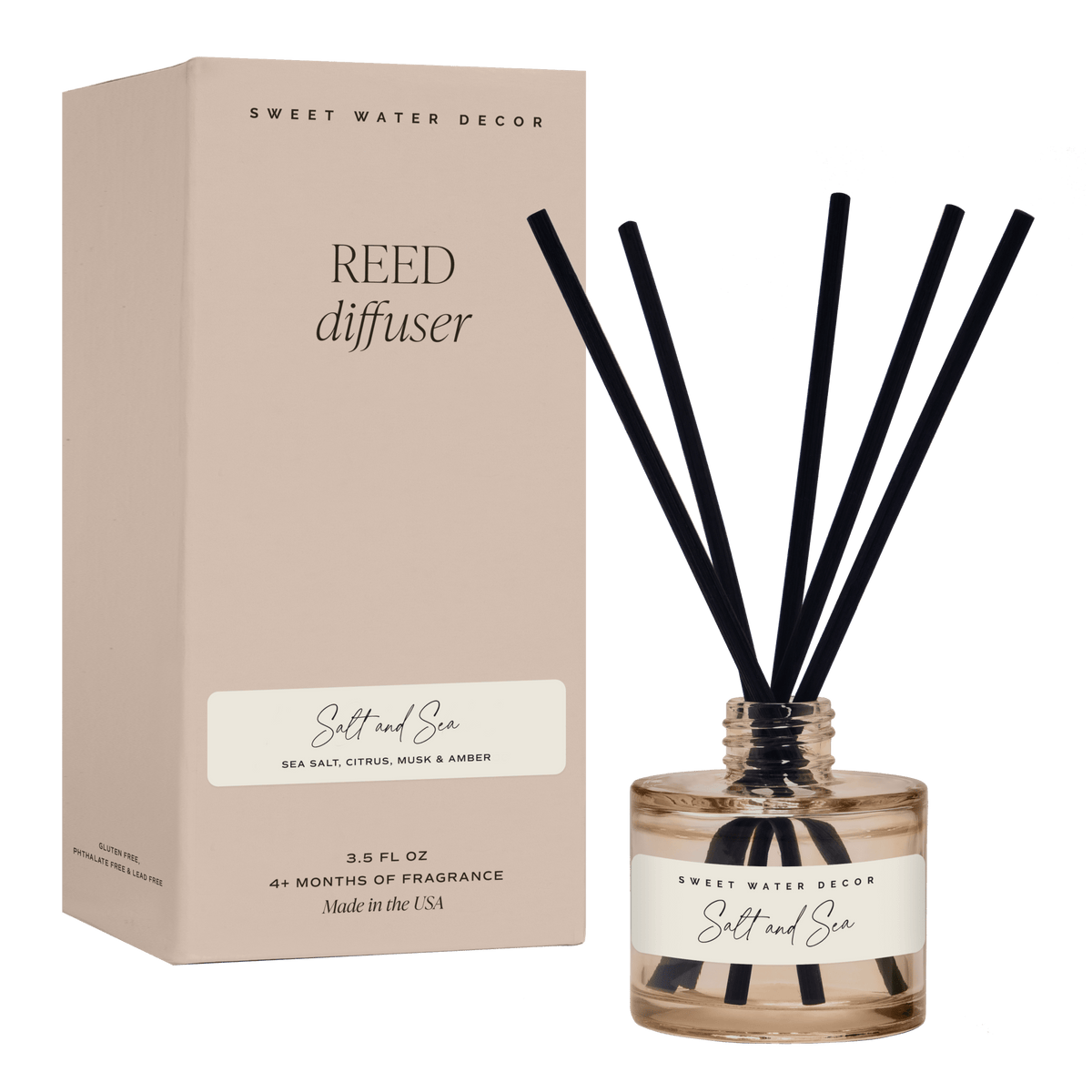 Sweet Water Decor - Salt and Sea Reed Diffuser - Home Decor &amp; Gifts - The Look and Co
