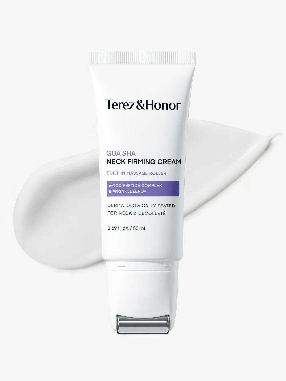 Terez &amp; Honor Gua Sha Neck Firming Cream - The Look and Co