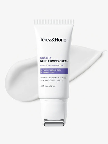 Terez &amp; Honor Gua Sha Neck Firming Cream - The Look and Co