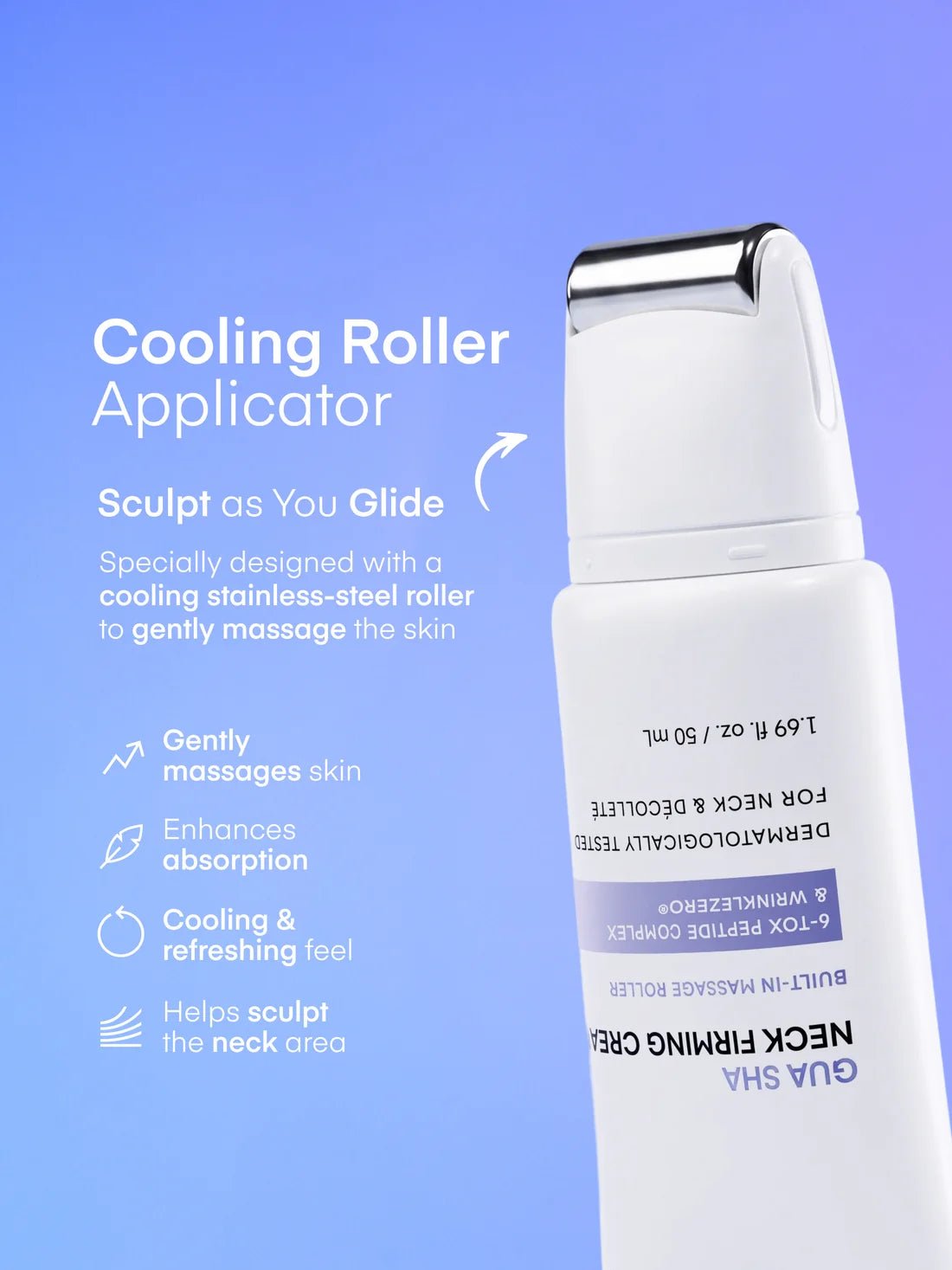 Terez &amp; Honor Gua Sha Neck Firming Cream - The Look and Co