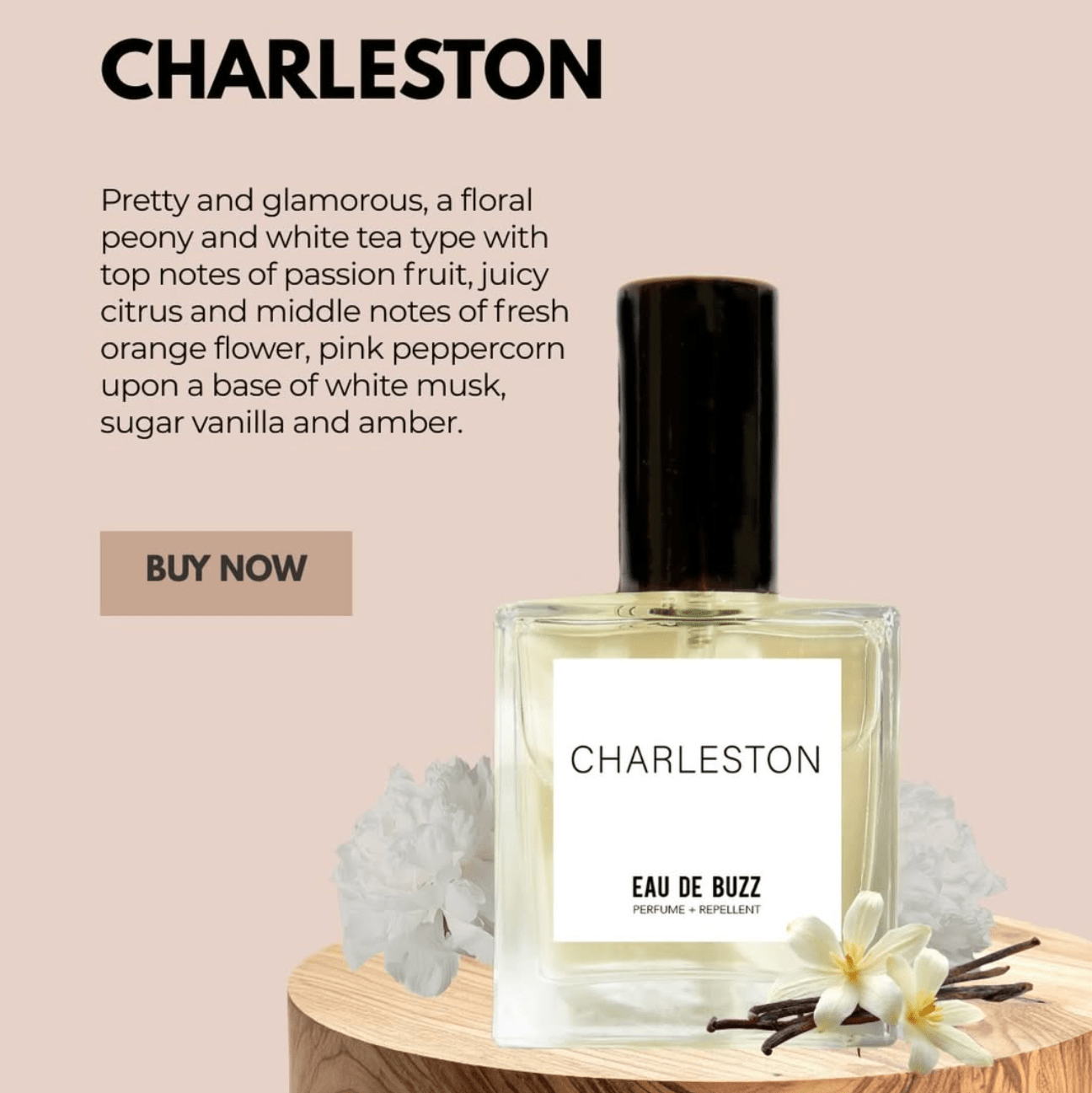 The Buzz Charleston (BEST SELLER) Designer Bug Defying Spray Repellent Eau De Parfum - The Look and Co